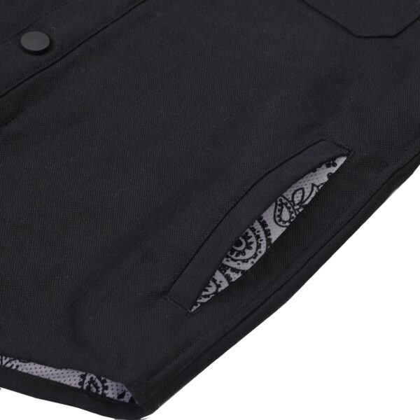 Shadow Stripe – Men’s Canvas Shirt - Image 8