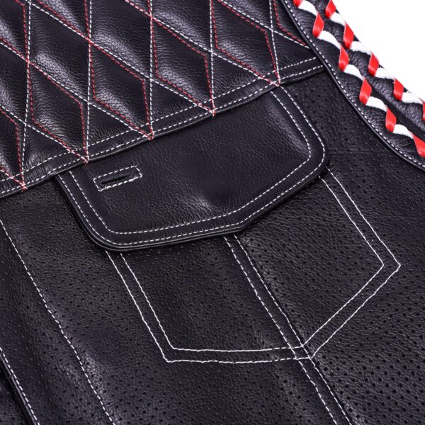 Star Shield – Men’s Leather Vest - Image 7