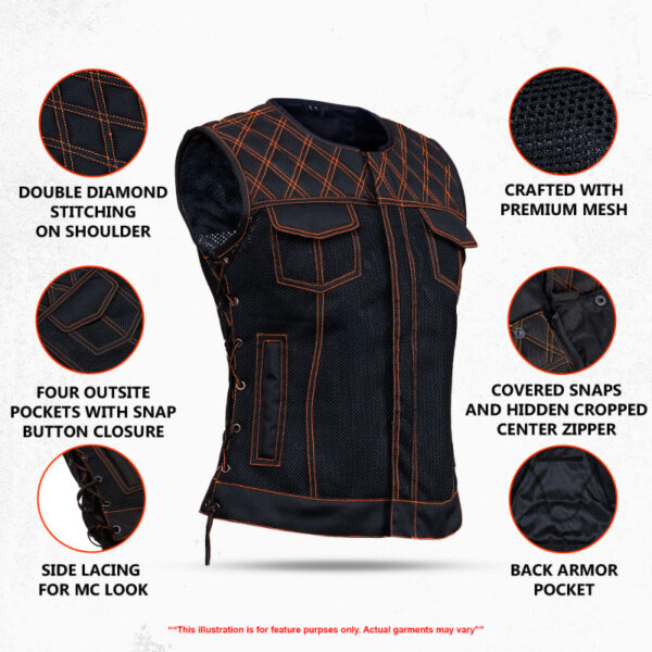 Sunflare – Women’s Mesh Vest - Image 3