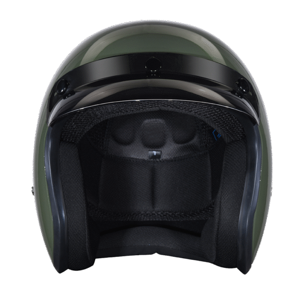 DOT Approved Daytona Cruiser Open Face Motorcycle Helmet - Men, Women & Youth - With Visor & Graphics - W/ 2nd Amendment Seal - Image 2
