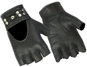 RC85 Women's Fingerless Glove with Rivets Detailing (BluWater)