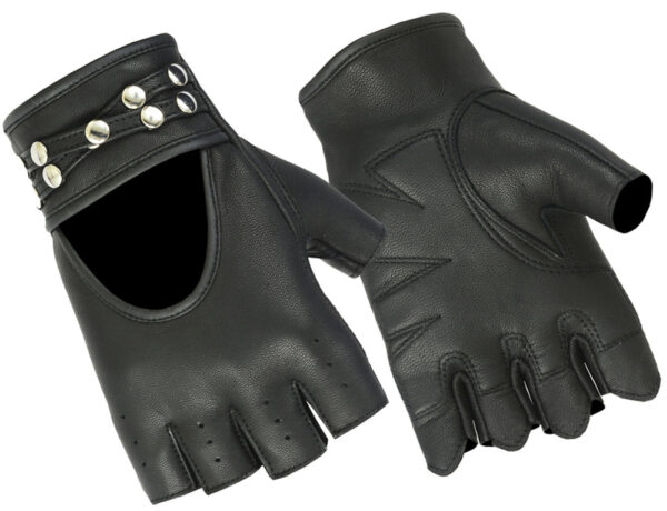 RC85 Women's Fingerless Glove with Rivets Detailing (BluWater)