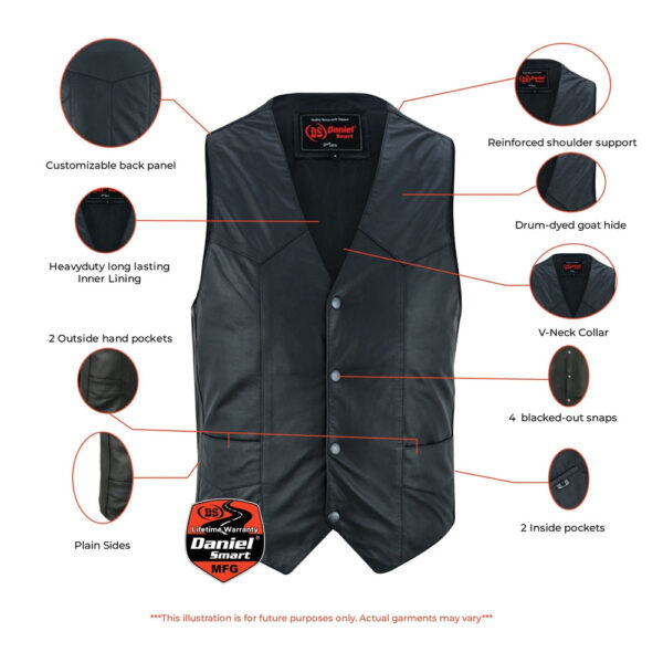 RC109 Men's Traditional Light Weight Vest - Image 2
