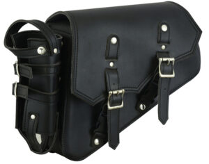 RC5011L Left Side Synthetic Leather Swing Arm Bag w/Bottle Holder