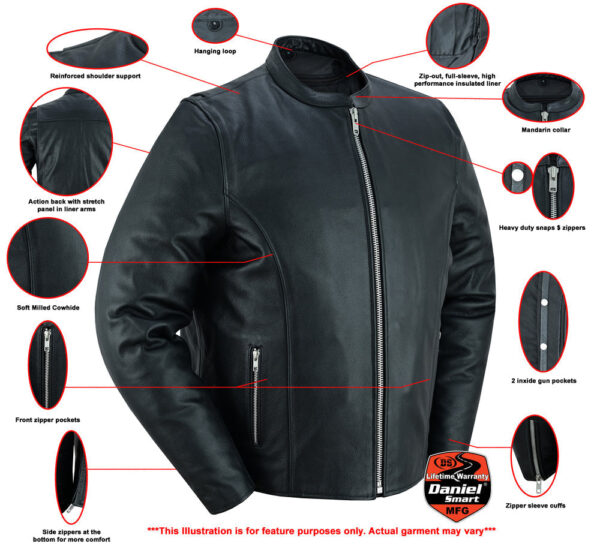 RC738 Men's Classic Scooter Jacket - Image 2