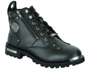 RC9730 Men's 6 Side Zipper Plain Toe Boot