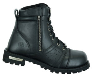 RC9731 Men's 6'' Side Zipper Plain Toe Boot W/Perforation