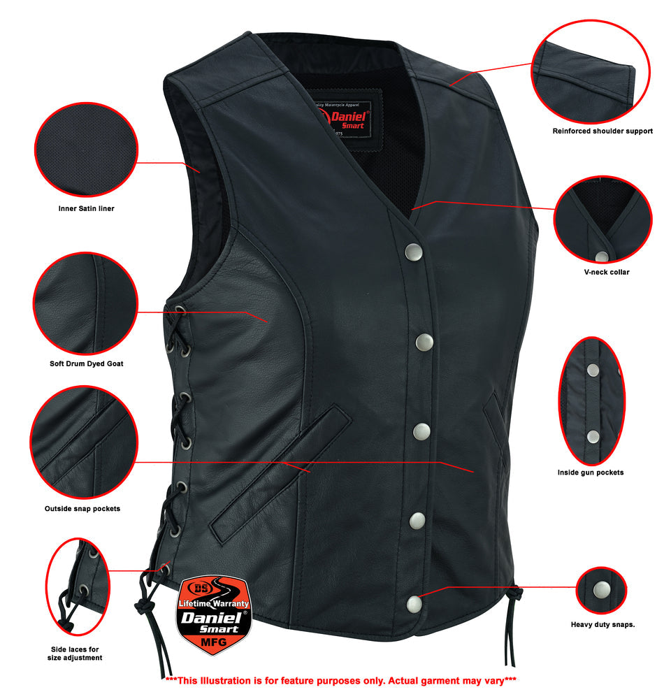 RC211 Women's Light Weight Open Neck Vest - Image 2