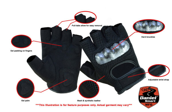 RC19 Sporty Mesh Fingerless Glove (BluWater) - Image 2