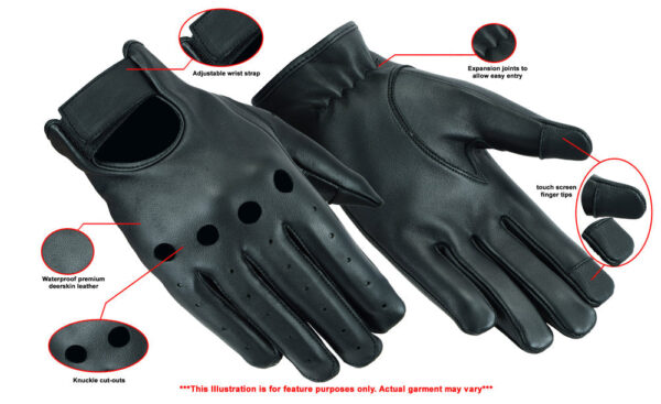 RC51 Deerskin Unlined Driving Glove (BluWater) - Image 2