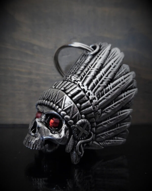 BB-74 Indian Skull Diamond Bell - Image 2