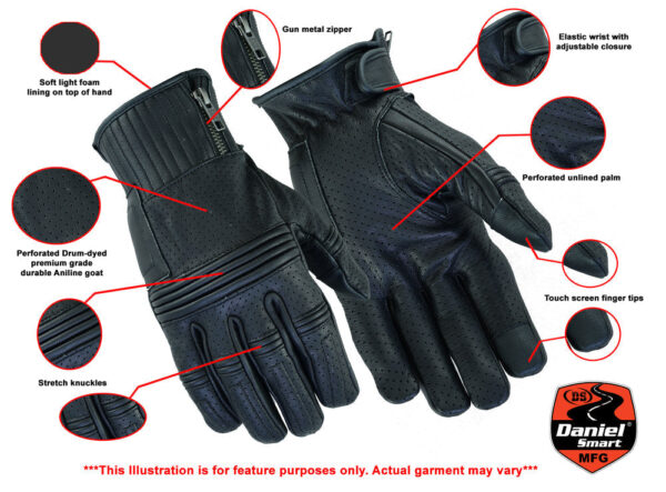 RC93 Premium Perforated Operator Glove (BluWater) - Image 2