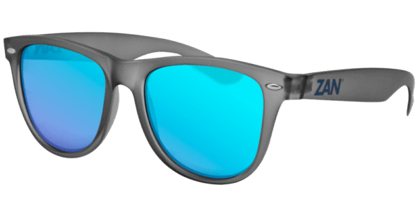 EZMT03 Minty Matte Gray Frame, Smoked Blue Mirror Lens