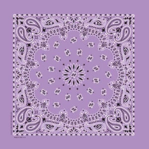 NT4405 Bandana Paisley Lavender