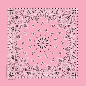 NT4408 Bandana Paisley Light Pink