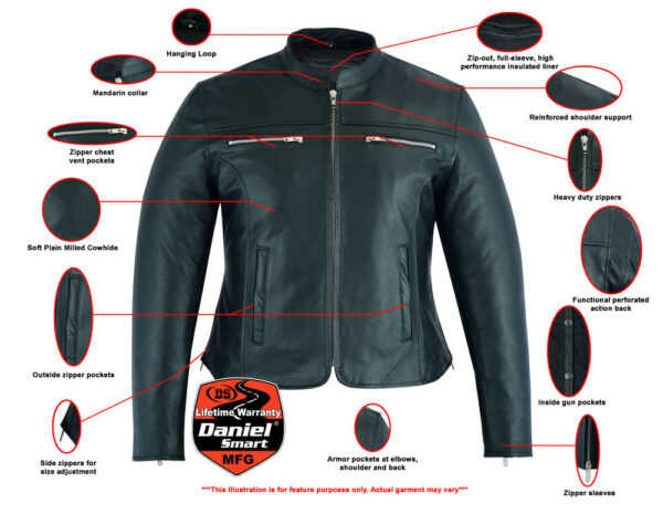 RC839 Women's Full Cut Jacket /Jazzy look - Image 2