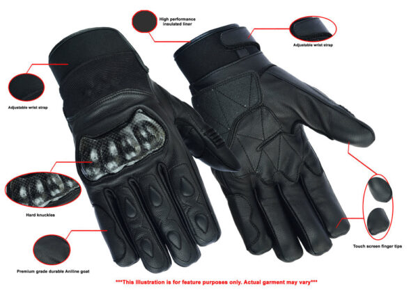 RC2492 Leather/Textile Performance Glove (BluWater) - Image 2
