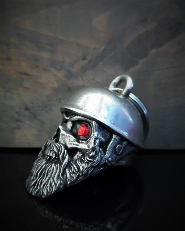 BB-110 Helmet Skull Biker Diamond Bell - Image 2