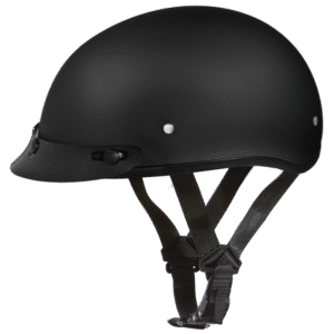 D1-B D.O.T. DAYTONA SKULL CAP - DULL BLACK