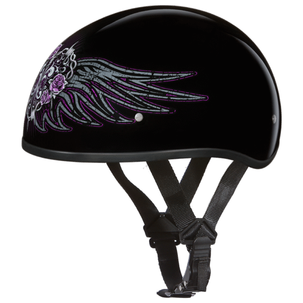 D6-BWH D.O.T. DAYTONA SKULL CAP - W/ BARBED WIRE HEART - Image 2