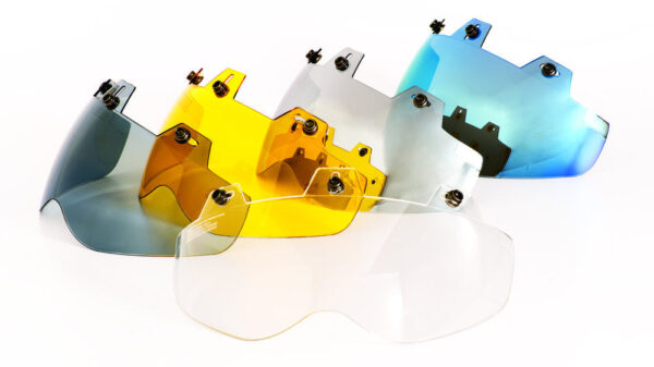 02-311 3 Snap Shorty Shield - Hard Coated Silver Mirror - Image 2