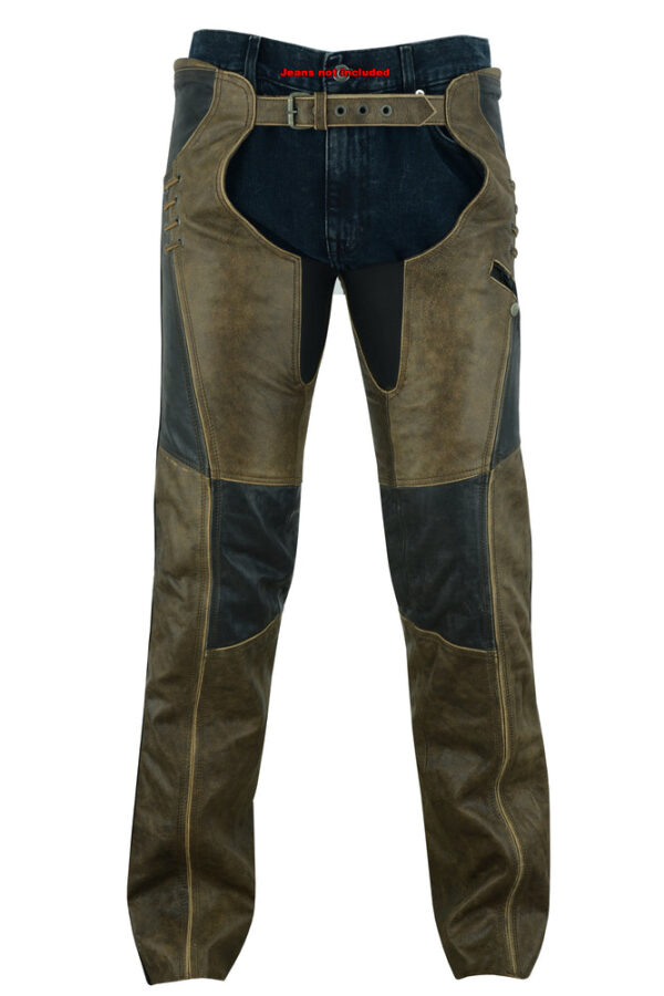 RC498 Women's Stylish Lightweight Hip Set Chaps- Two Tone