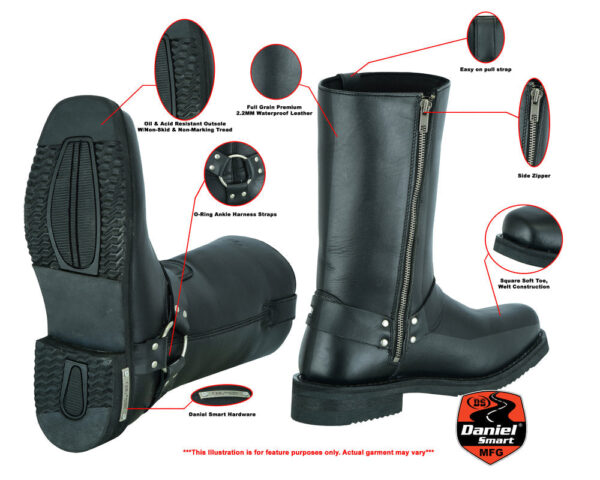 RC9739 Men's Waterproof Harness Boots - Image 2