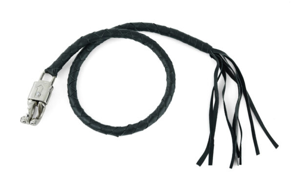 GBW201 Leather Biker Whip - Black - Image 2