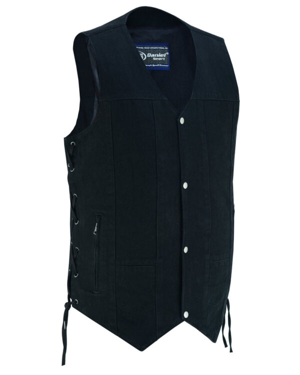 RM914TALL Men's Ten Pocket Denim Utility Vest - TALL