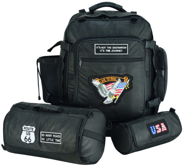 RC370 Three Piece Sissy Bar Back Pack