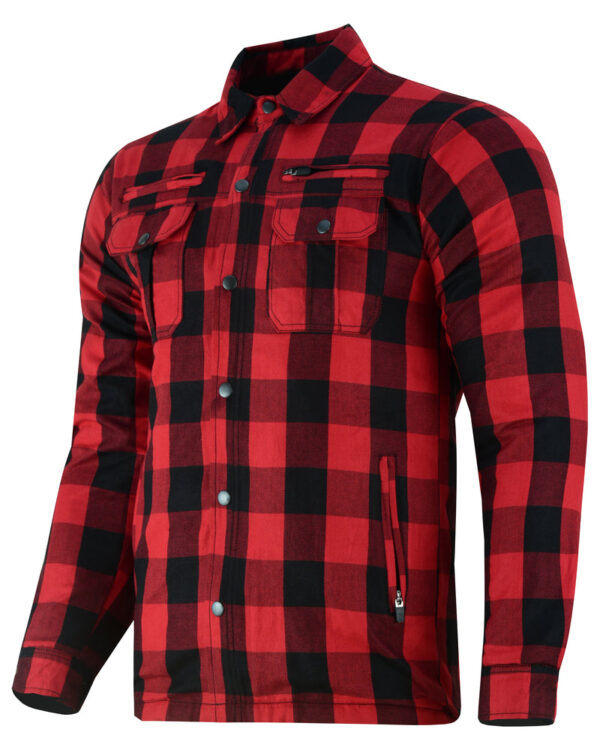 RC4671 Armored Flannel Shirt - Red