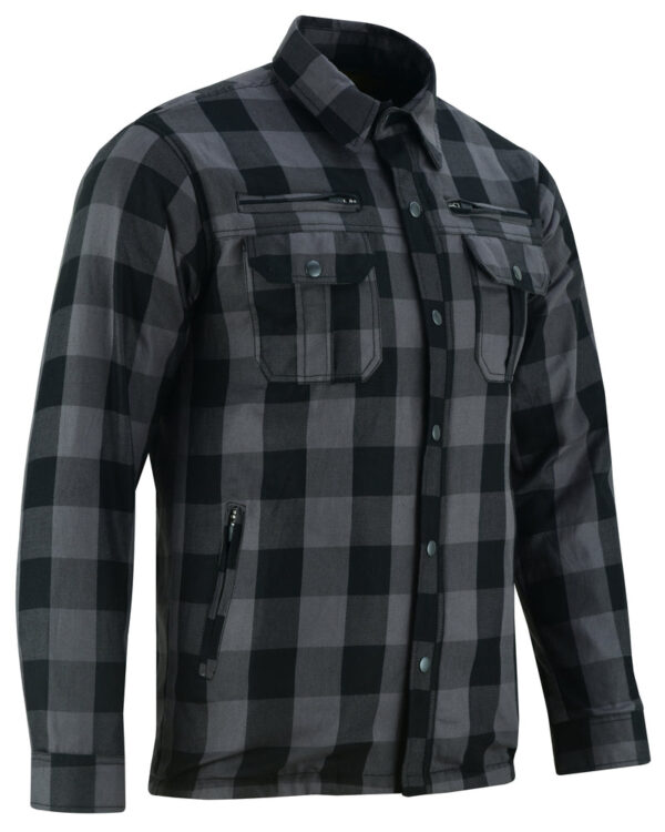 RC4670 Armored Flannel Shirt - Gray