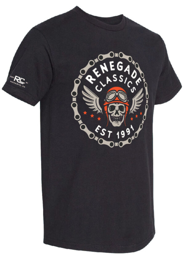 RC8006 Chain Skull Tshirt - Image 2