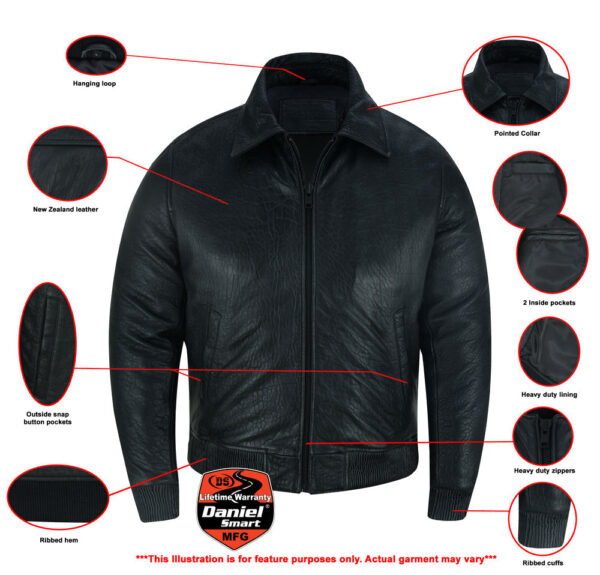 Traveler Men's Fashion Leather Jacket - Image 2