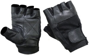 RC12 Leather / Mesh Fingerless Glove (BluWater)