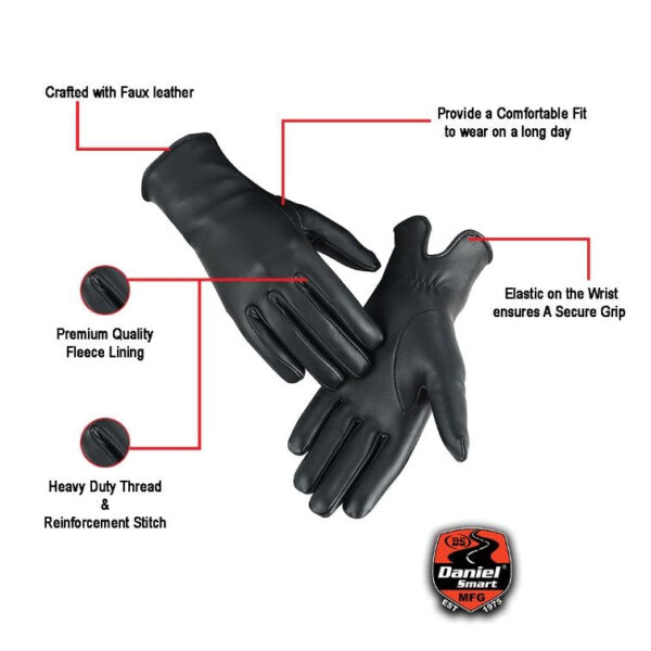 Regal Palm Women's Black Formal Dress Glove (BluWater) - Image 2
