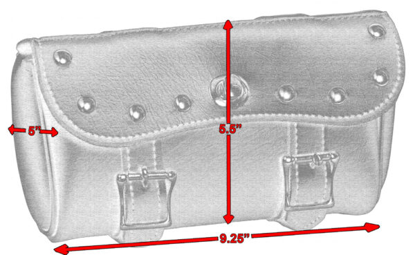 RC5602S Two Strap Tool Bag w/ Studs - Image 2