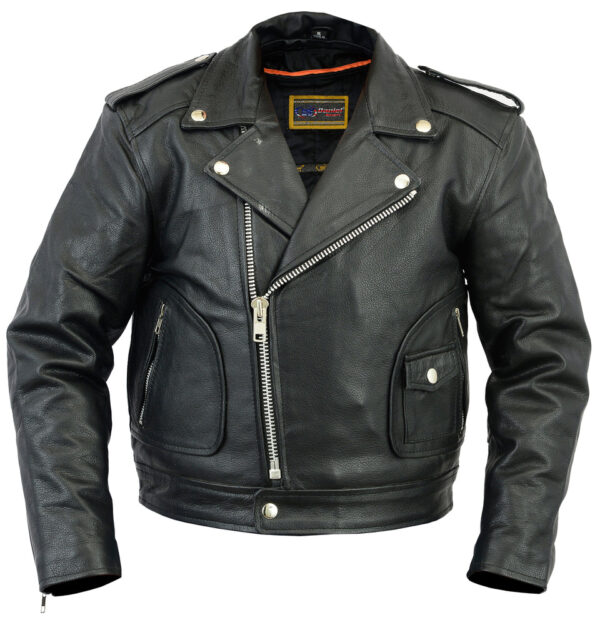 RC1722 Unisex Kid's M/C Style Jacket - Image 2
