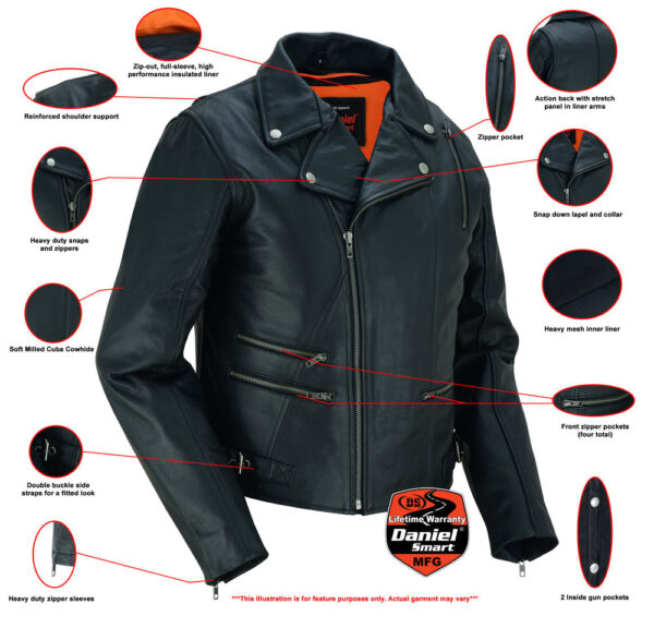 RC804 Women's Updated Stylish M/C Jacket - Image 2