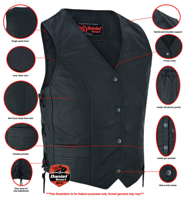 RC271 Women's Stylish Full Cut Vest - Image 2