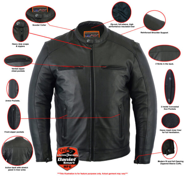 RC735 Men's Cruiser Jacket - Image 2