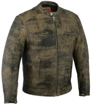 RC736 Men's Antique Brown Cruiser Jacket