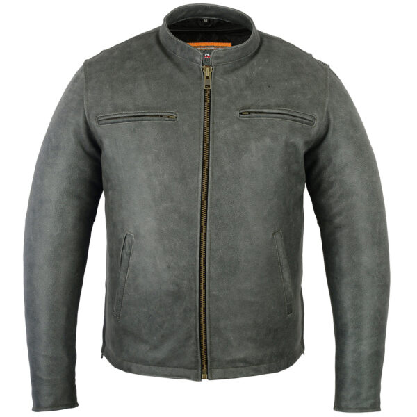 RC709 Men's Sporty Cruiser Jacket (GRAY) - Image 2
