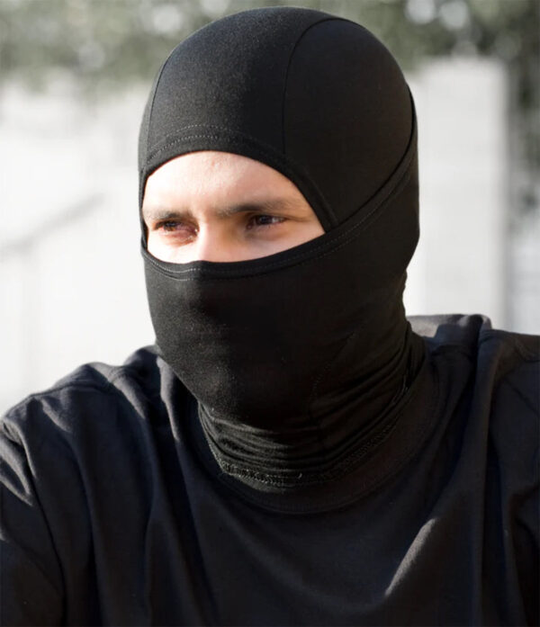 BLCLV028 Lightweight Balaclava Deluxe- Black - Image 2