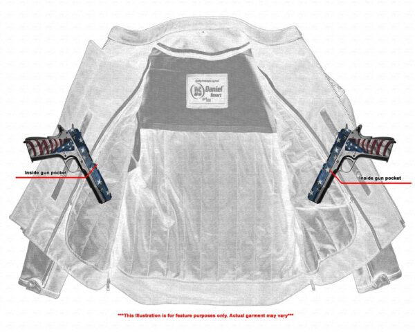 RC700 Men's Scooter Jacket w/Reflective Skulls - Image 8
