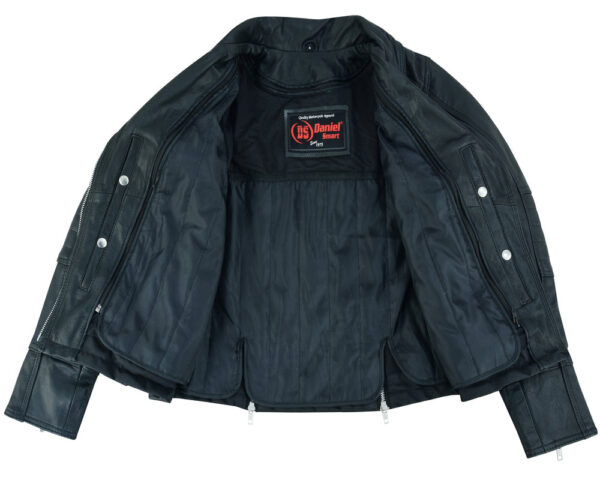 RC757 Men's Lightweight Drum Dyed Naked Lambskin Crossover Scooter Ja - Image 5