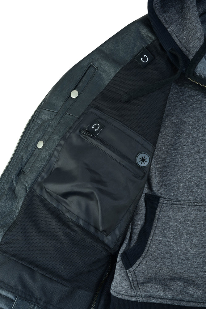 RC877 Women's M/C Jacket with Rub-Off Finish - Image 8