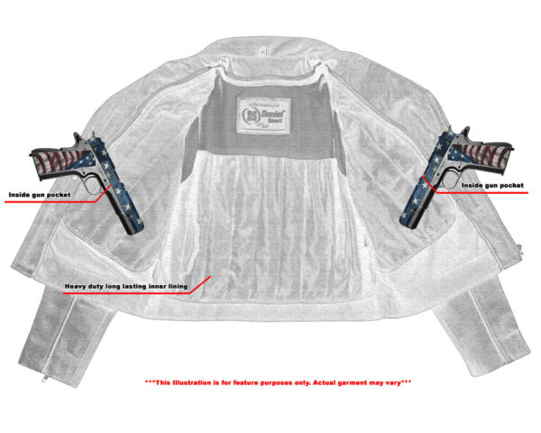 RC804 Women's Updated Stylish M/C Jacket - Image 6