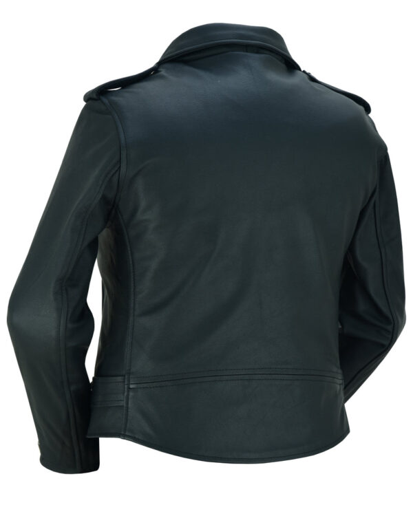 RC850 Women's Classic Plain Side Fitted M/C Style Jacket - Image 8