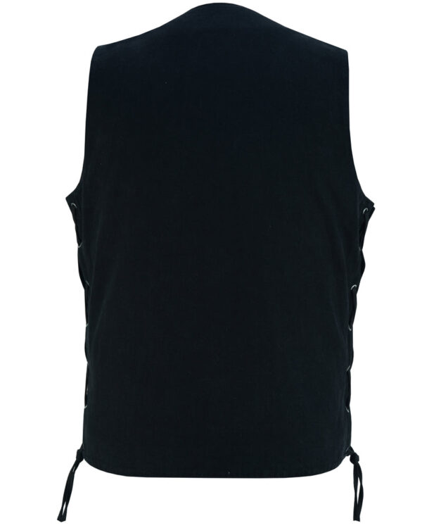 RM914TALL Men's Ten Pocket Denim Utility Vest - TALL - Image 4